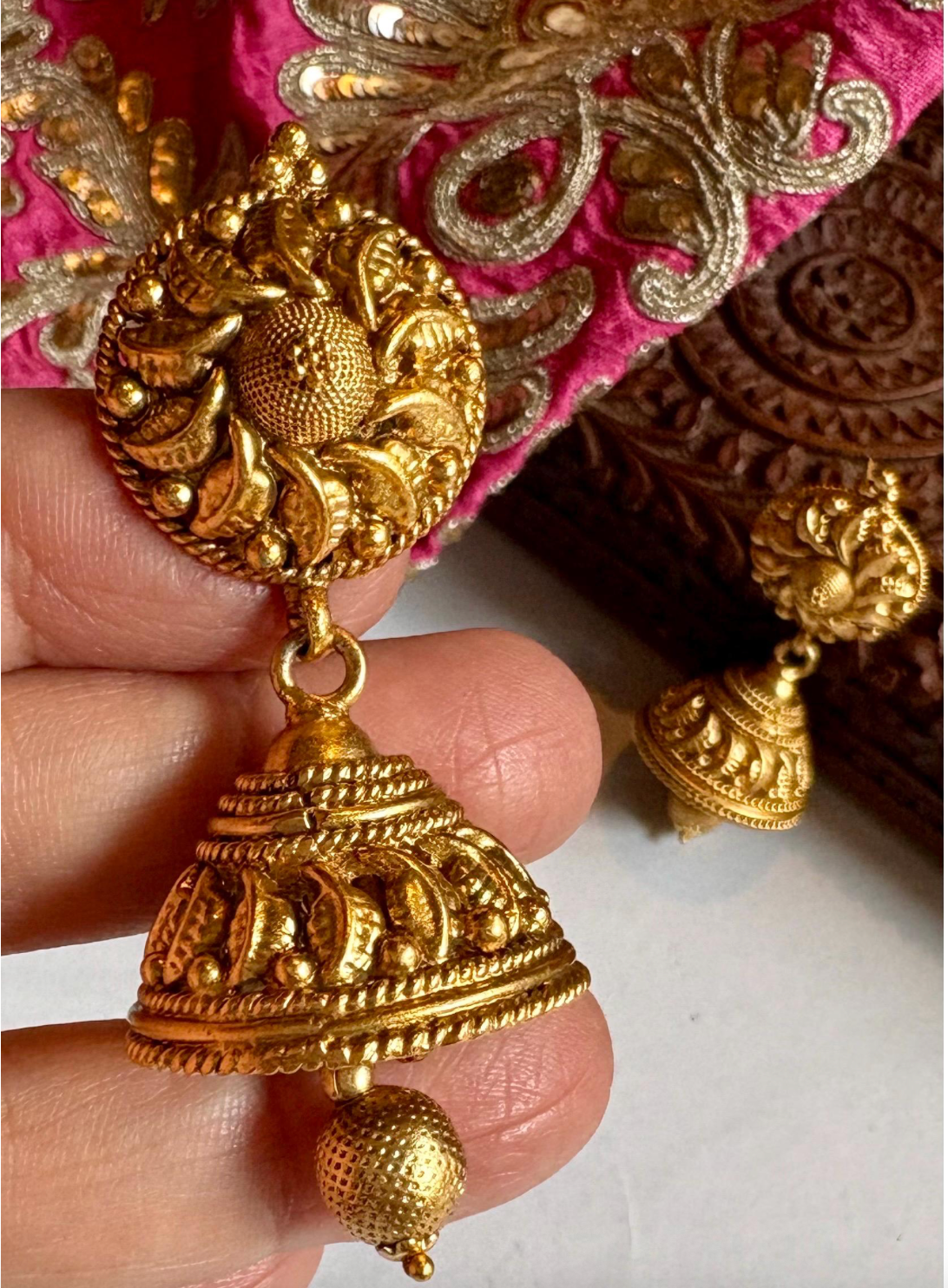 Gold Temple Jewelry Set