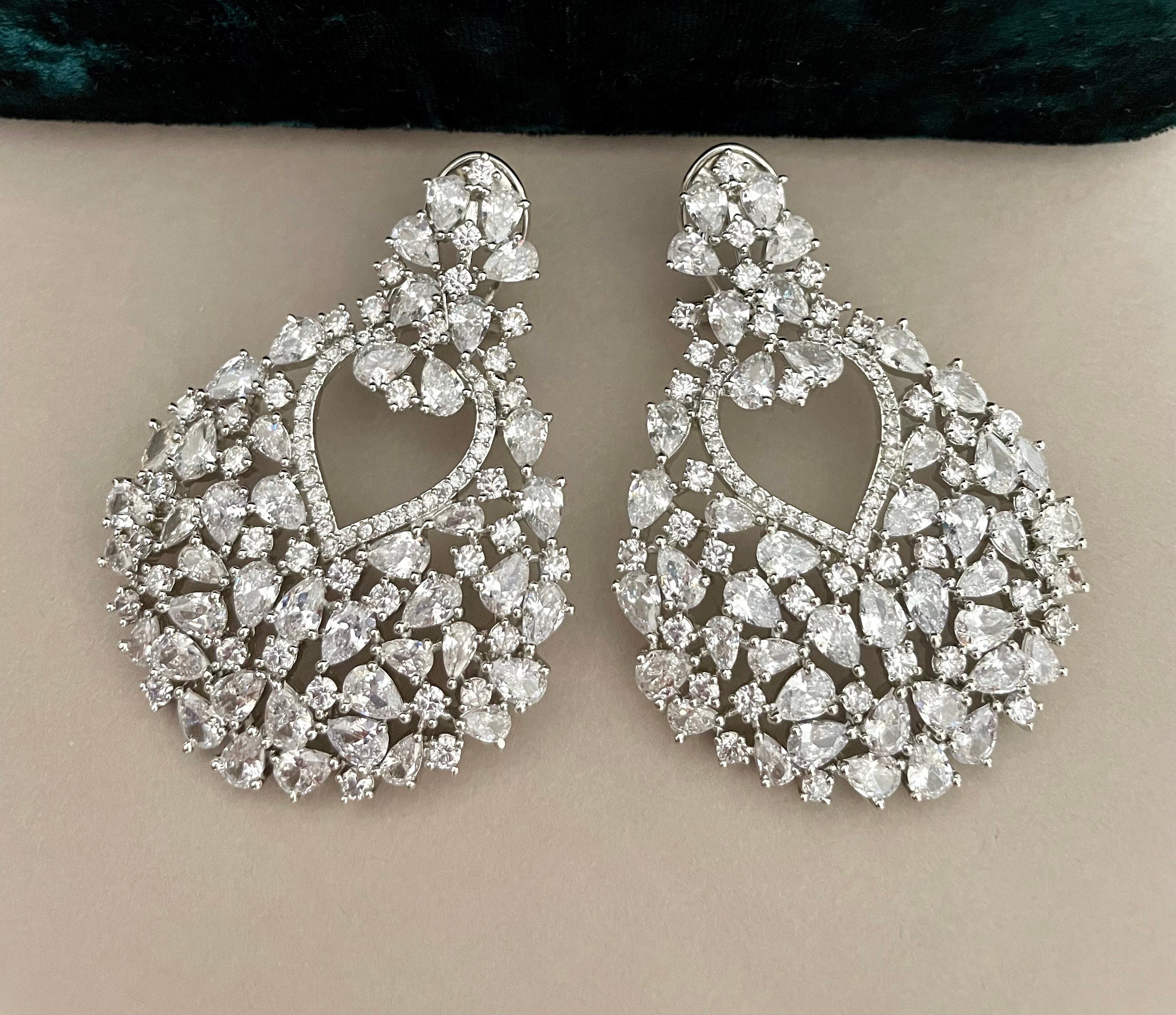 Faux Diamond Earrings