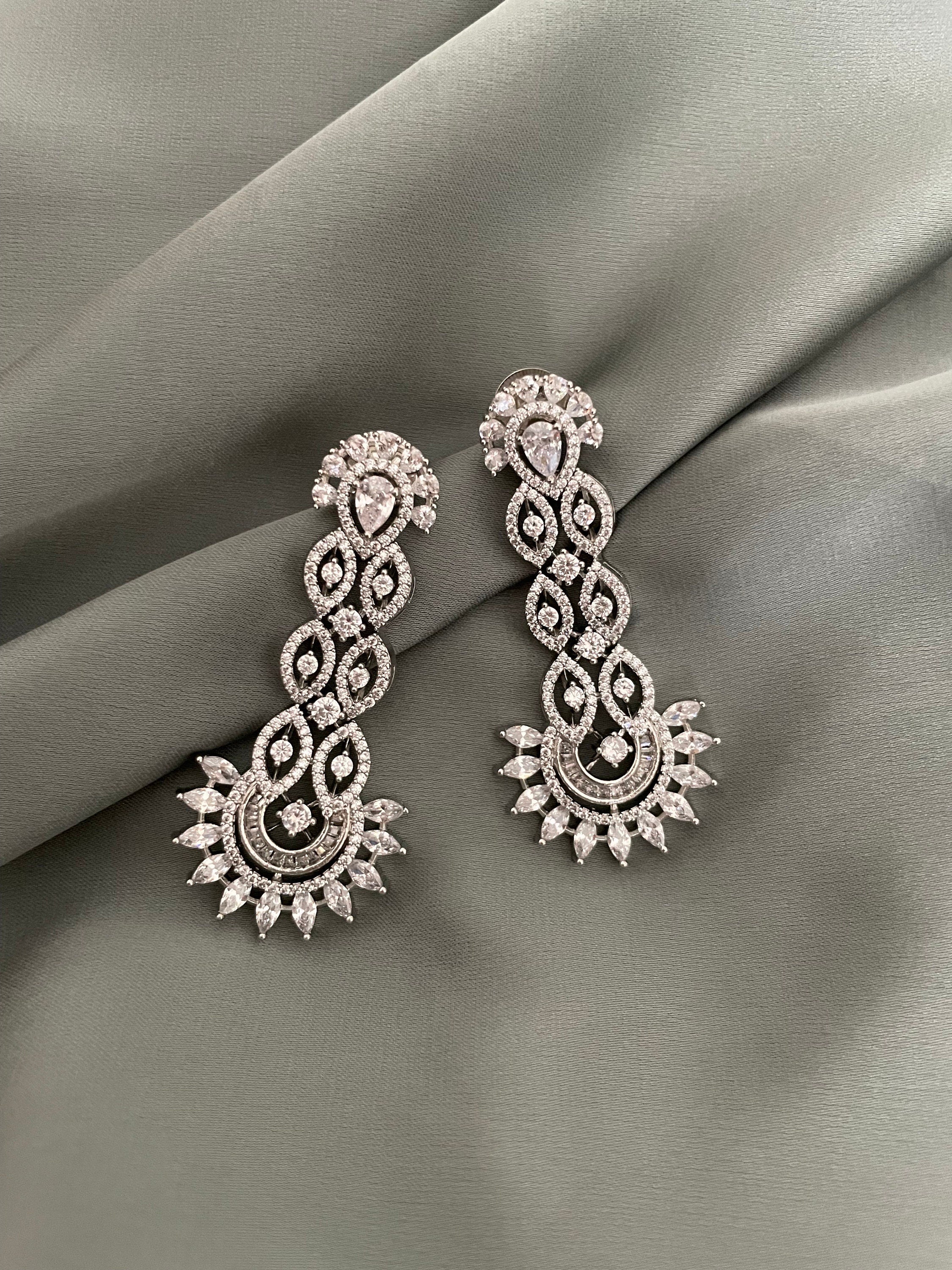 Faux Diamond Earrings