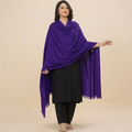 Purple Plain Stole