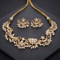Crescent Kundan Jewellery Set – Traditional Indian Ethnic Necklace Set