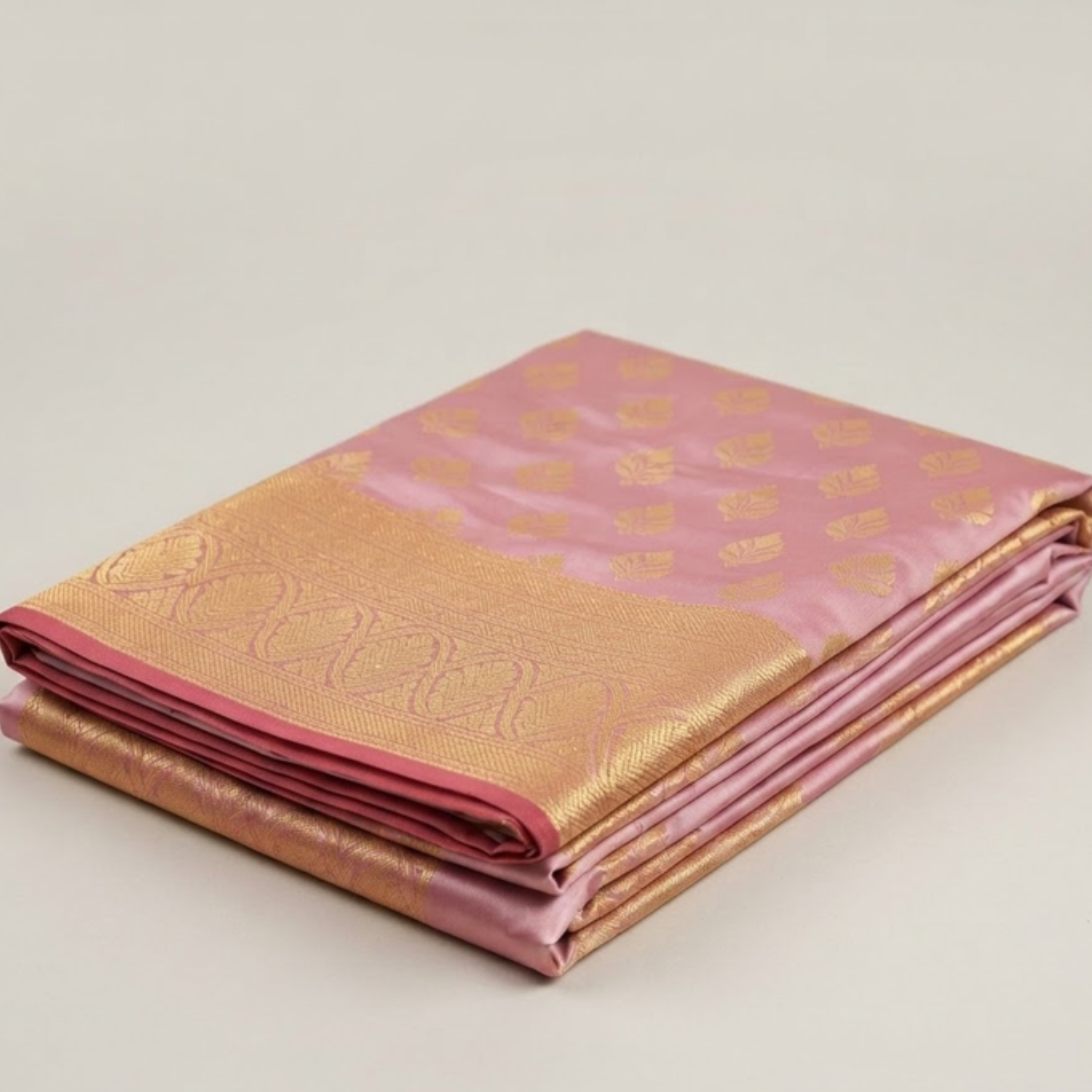 Pink Bootie Mango Silk Saree