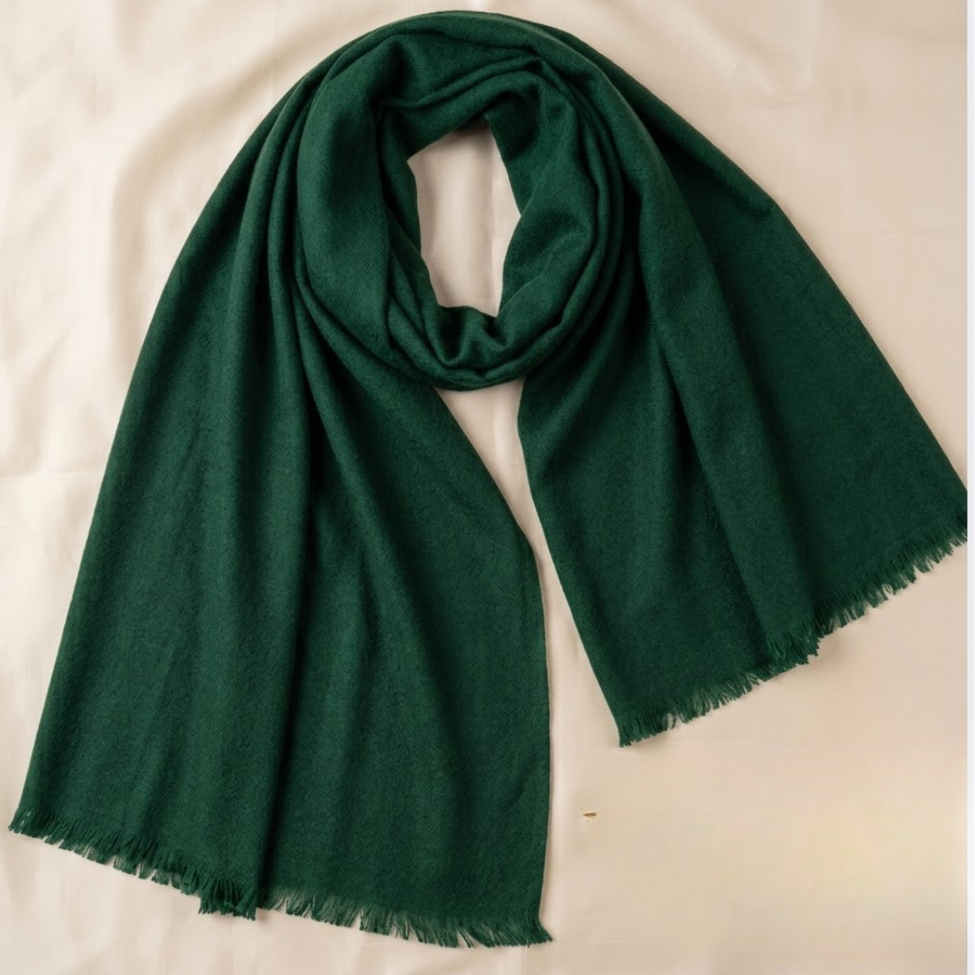 Dark Green Shaded Stole