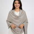 Pure hand woven Kashmiri pashmina toosh colour