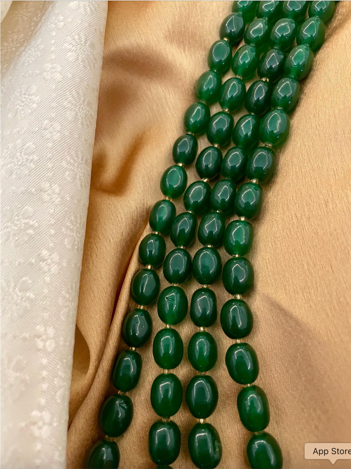 Layered Green Groom Mala