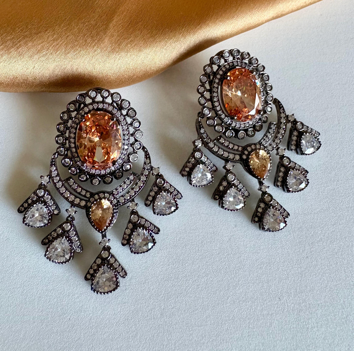 Victorian Quartz Polki Choker Jewellery Set