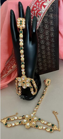 Green Kundan Full Bridal Set