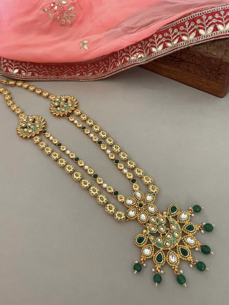 Green Kundan Full Bridal Set