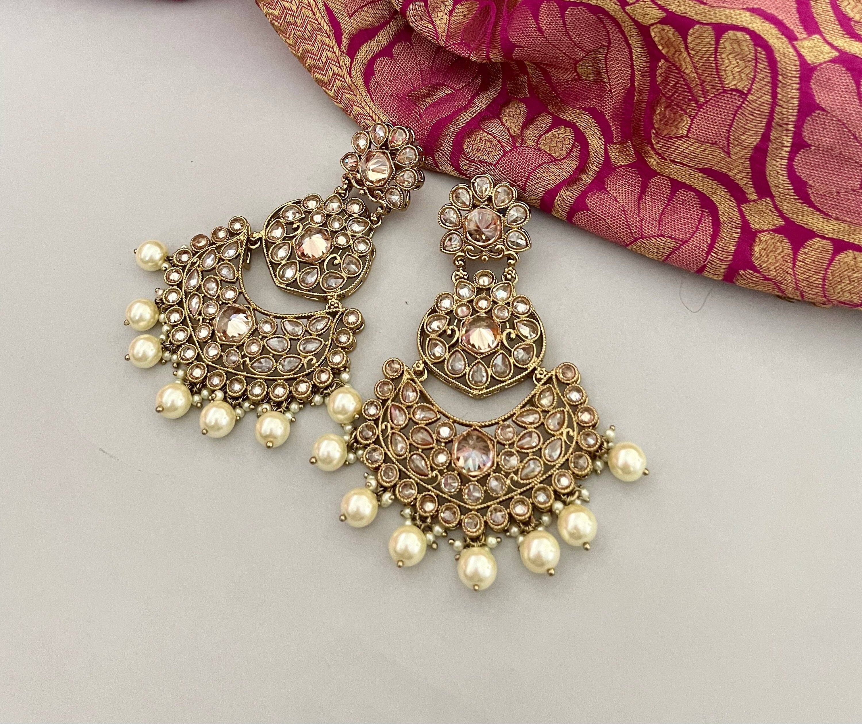 Gold Choker Bridal Necklace Set