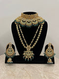 Green Kundan Bridal Necklace Set