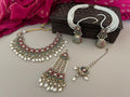 Multicolour Polki Necklace Set