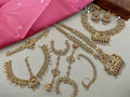 Pink Temple Bridal Necklace Set