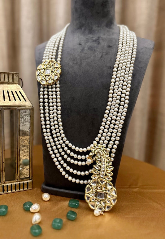 Kundan Groom Mala/Kundan Kalgi/Groom Jewelry/Dulha Mala/Men Jewelry Set/Bridegoom Necklace/Wedding Jewelry/Indian Jewelry/Bollywood Jewelry