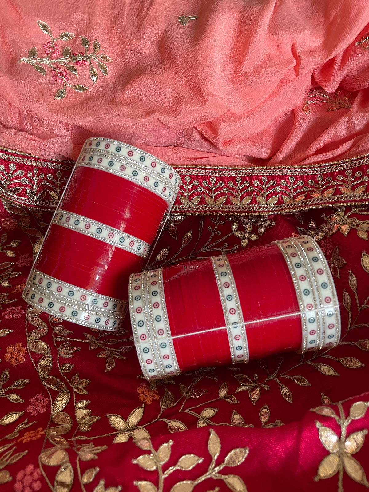 Red Bridal Choora