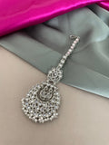 Silver Polki Tika