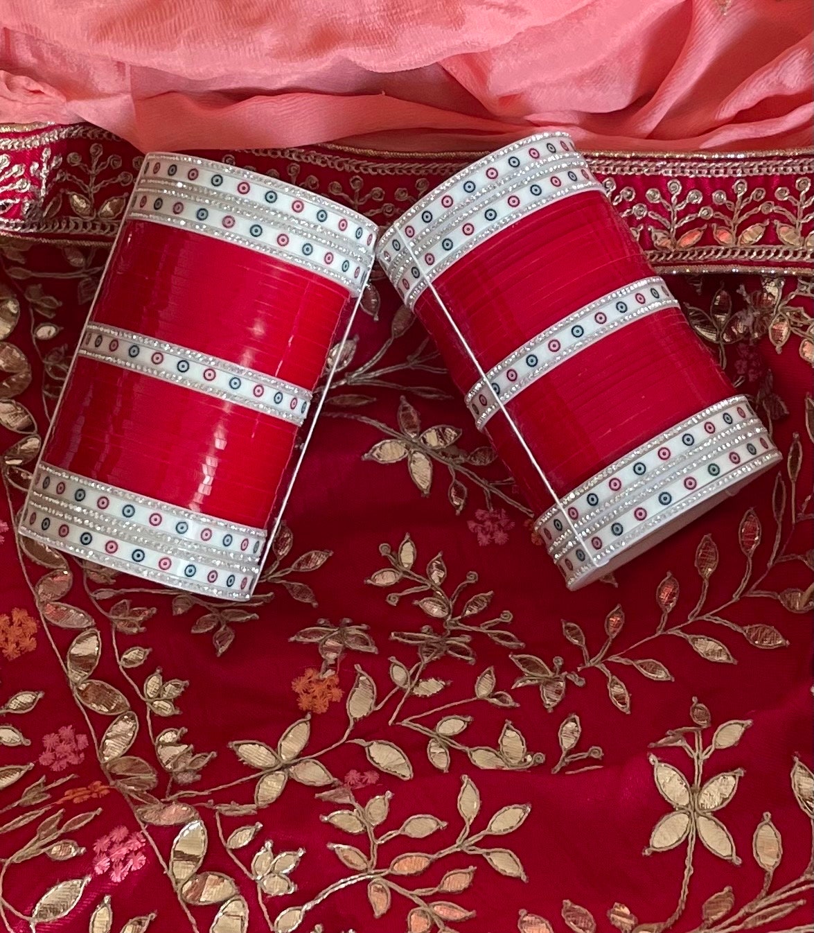 Red Bridal Choora