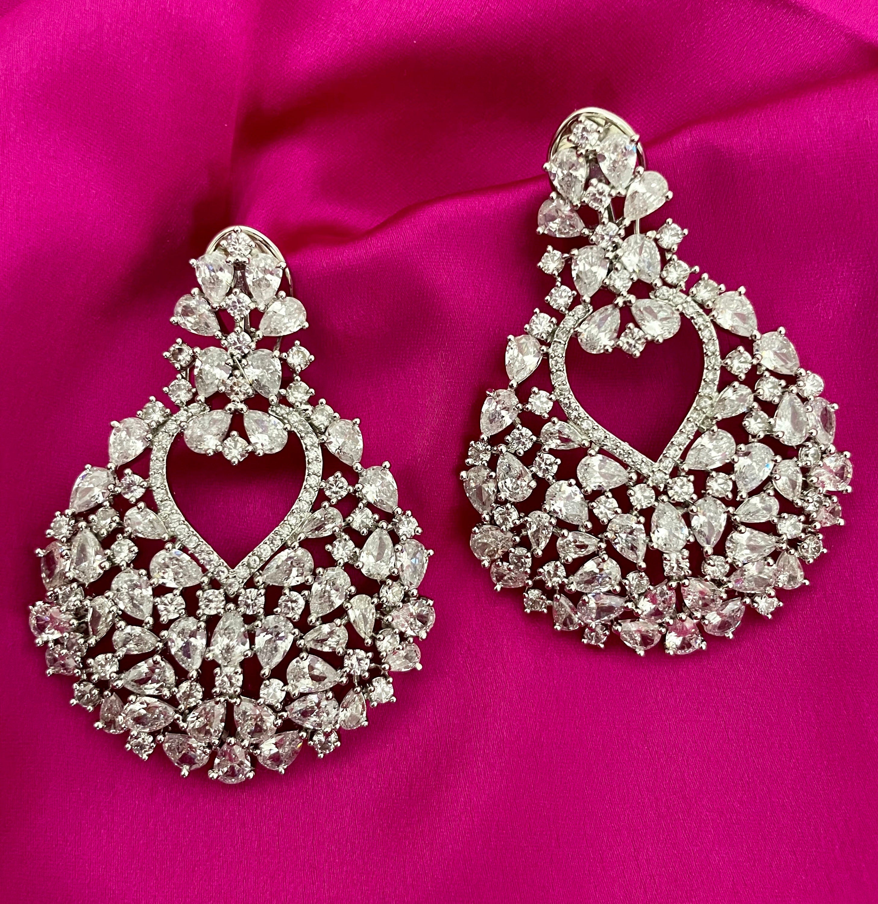 Faux Diamond Earrings