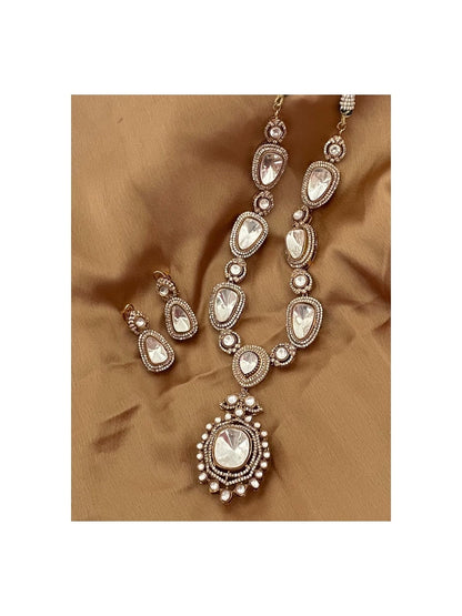 Sabyasachi Jewelry Inspired/Mossanite Diamond Set/Uncut Polki Diamond Set/Kundan Set/Designer Jewelry Set/Indian Jewelry Set/Wedding Set