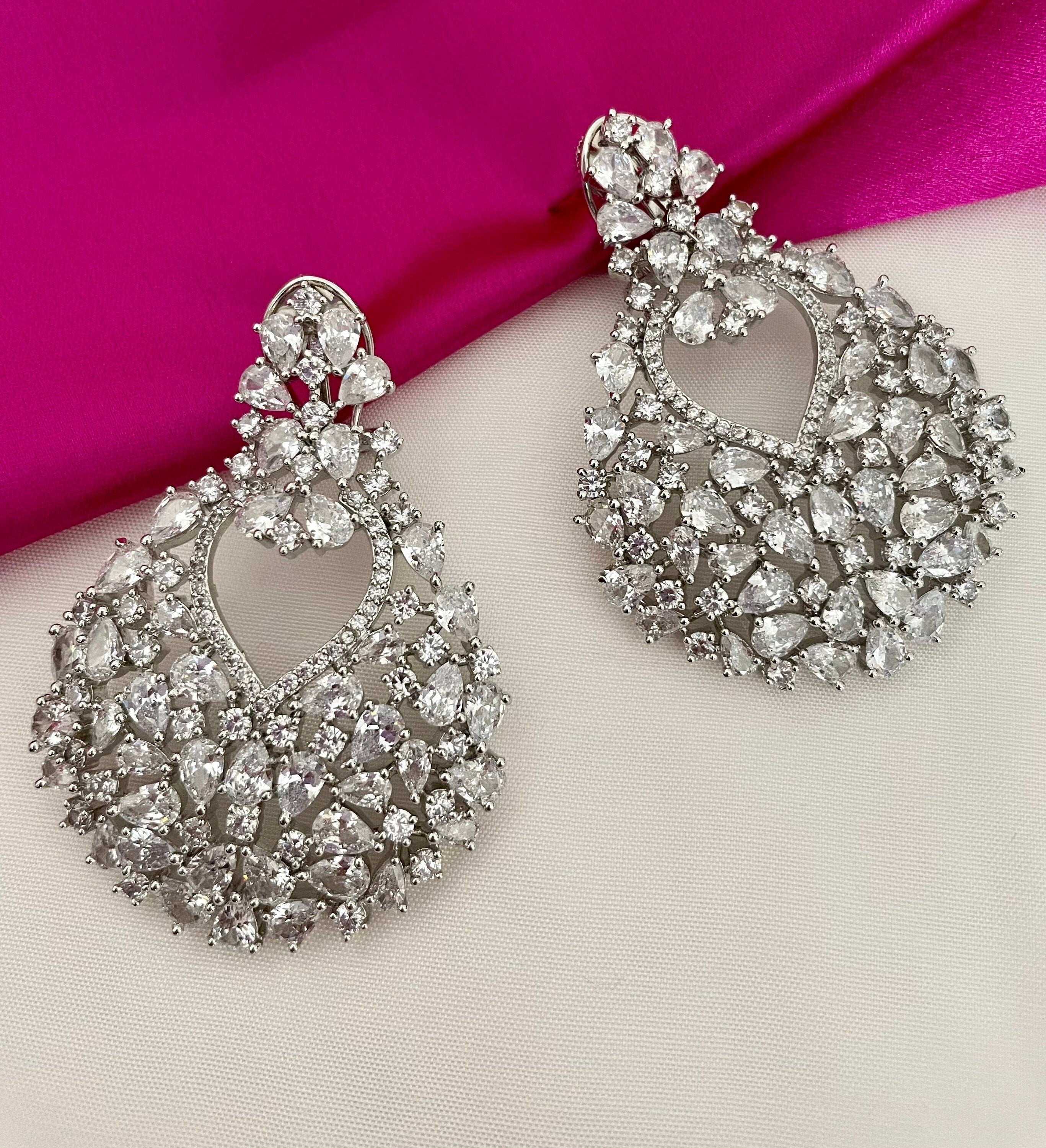 Faux Diamond Earrings