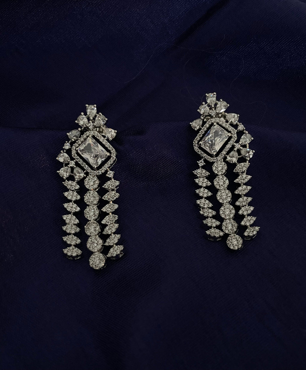 Faux Diamond Necklace Set