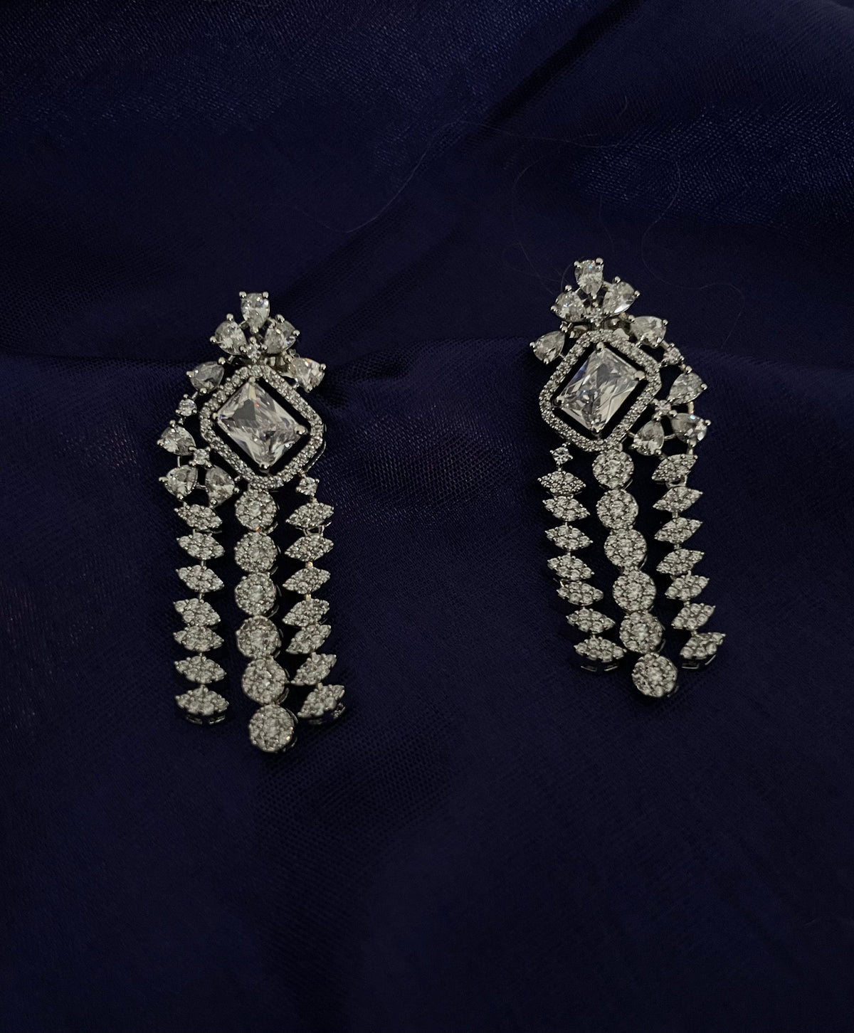 Faux Diamond Necklace Set