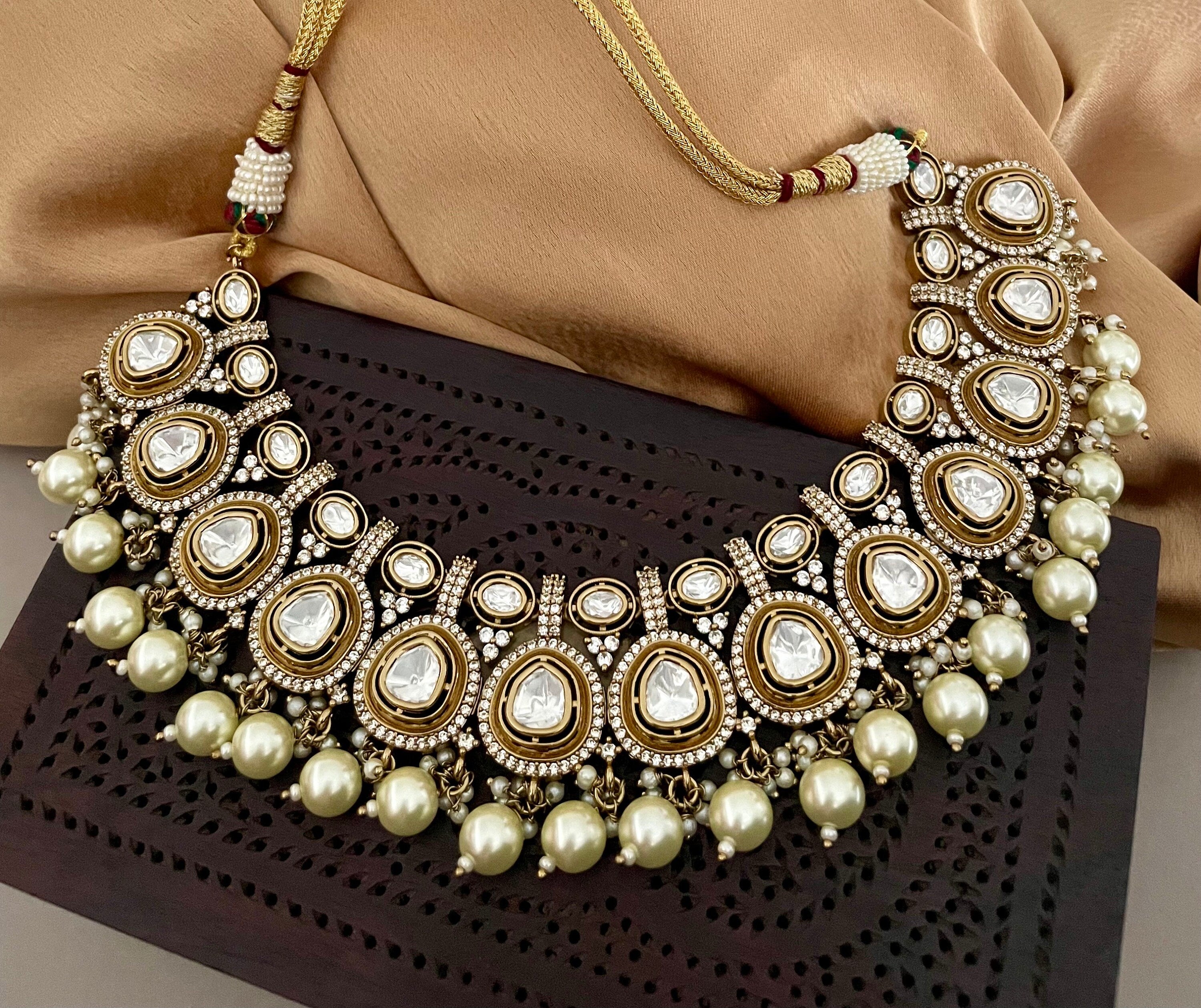 Mossanite Necklace Set