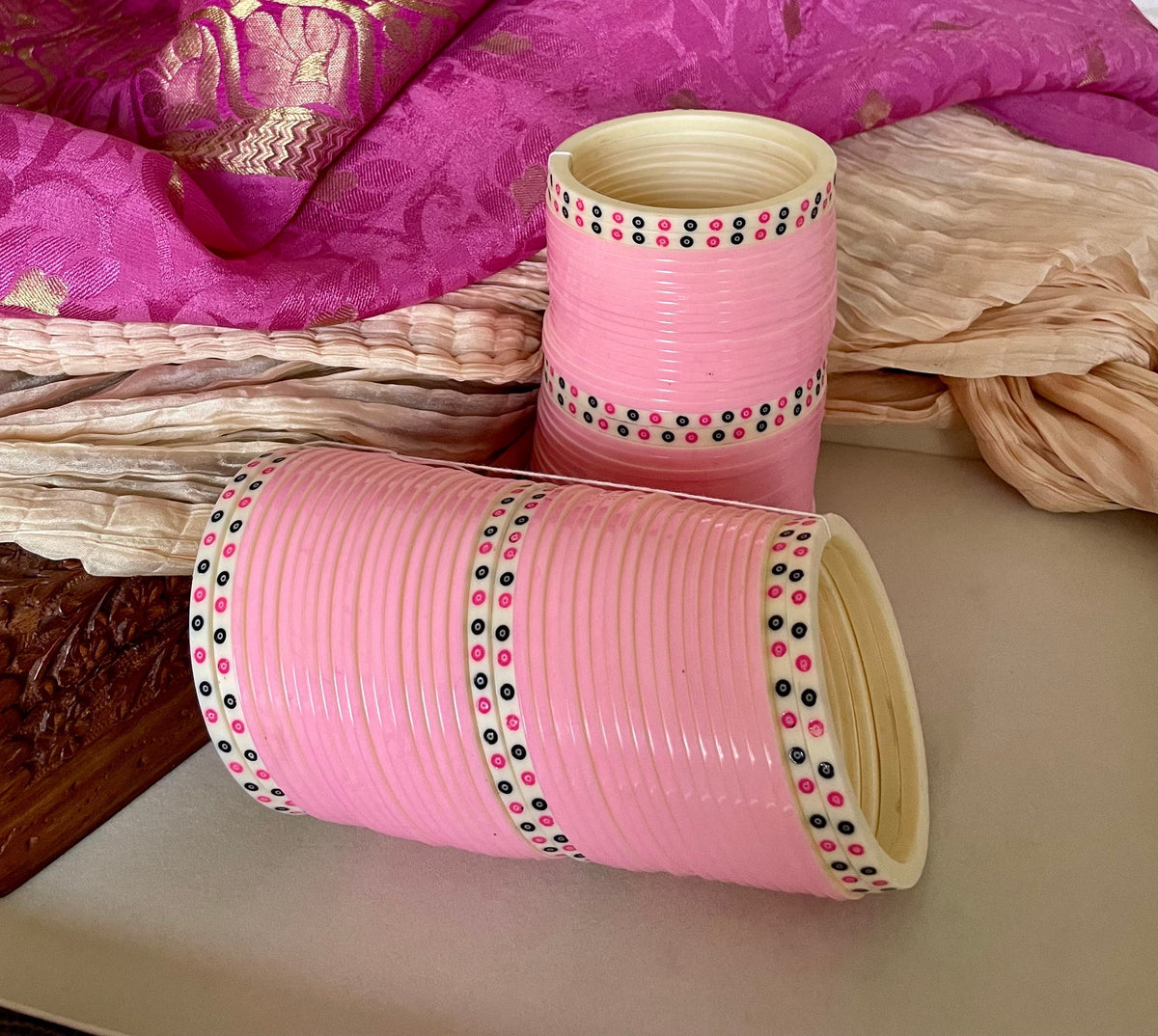 Pink Bridal Choora