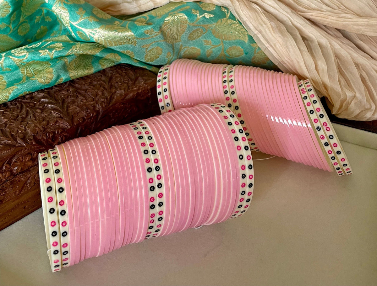 Pink Bridal Choora