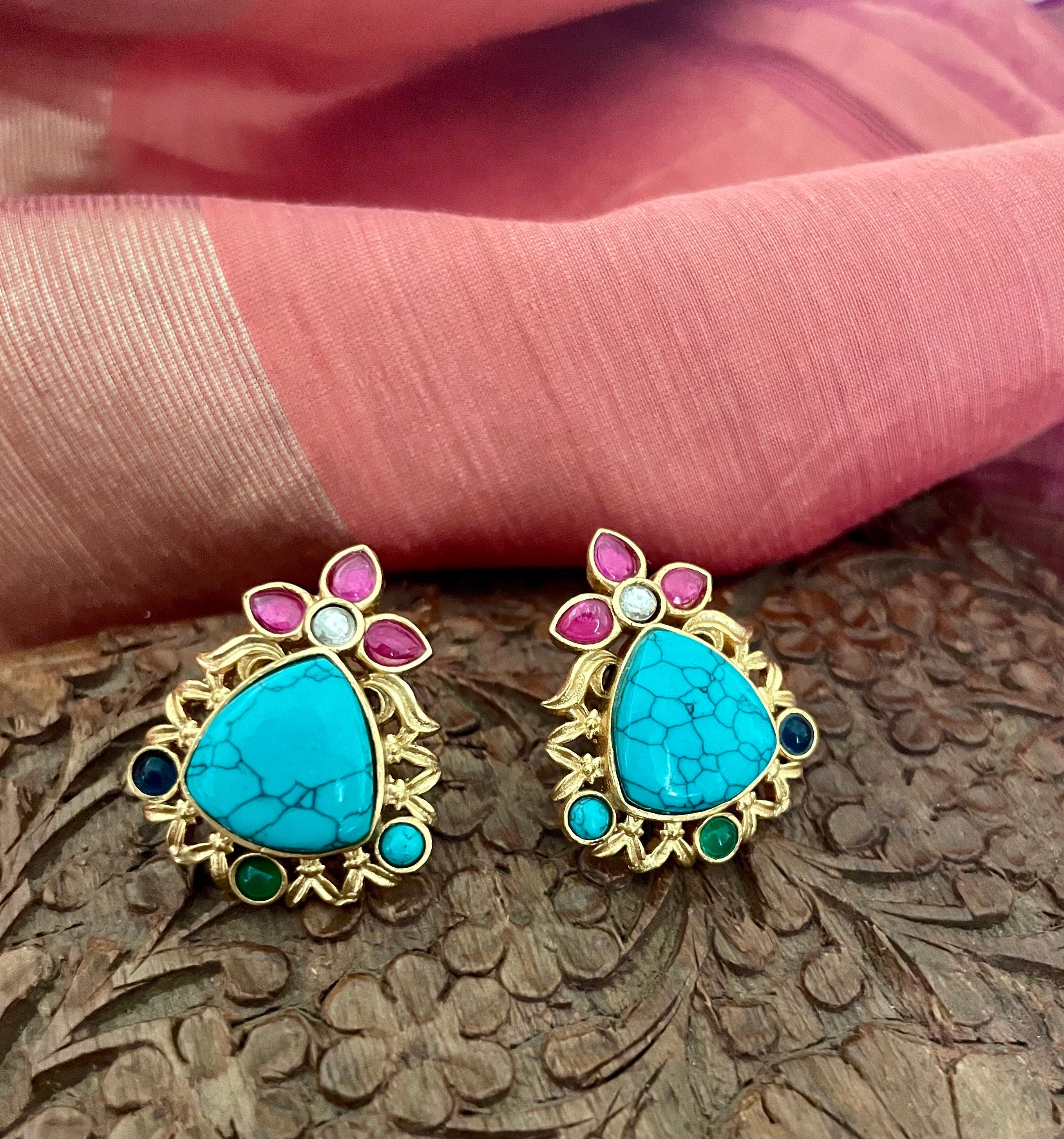 Turquoise Blue Necklace Set