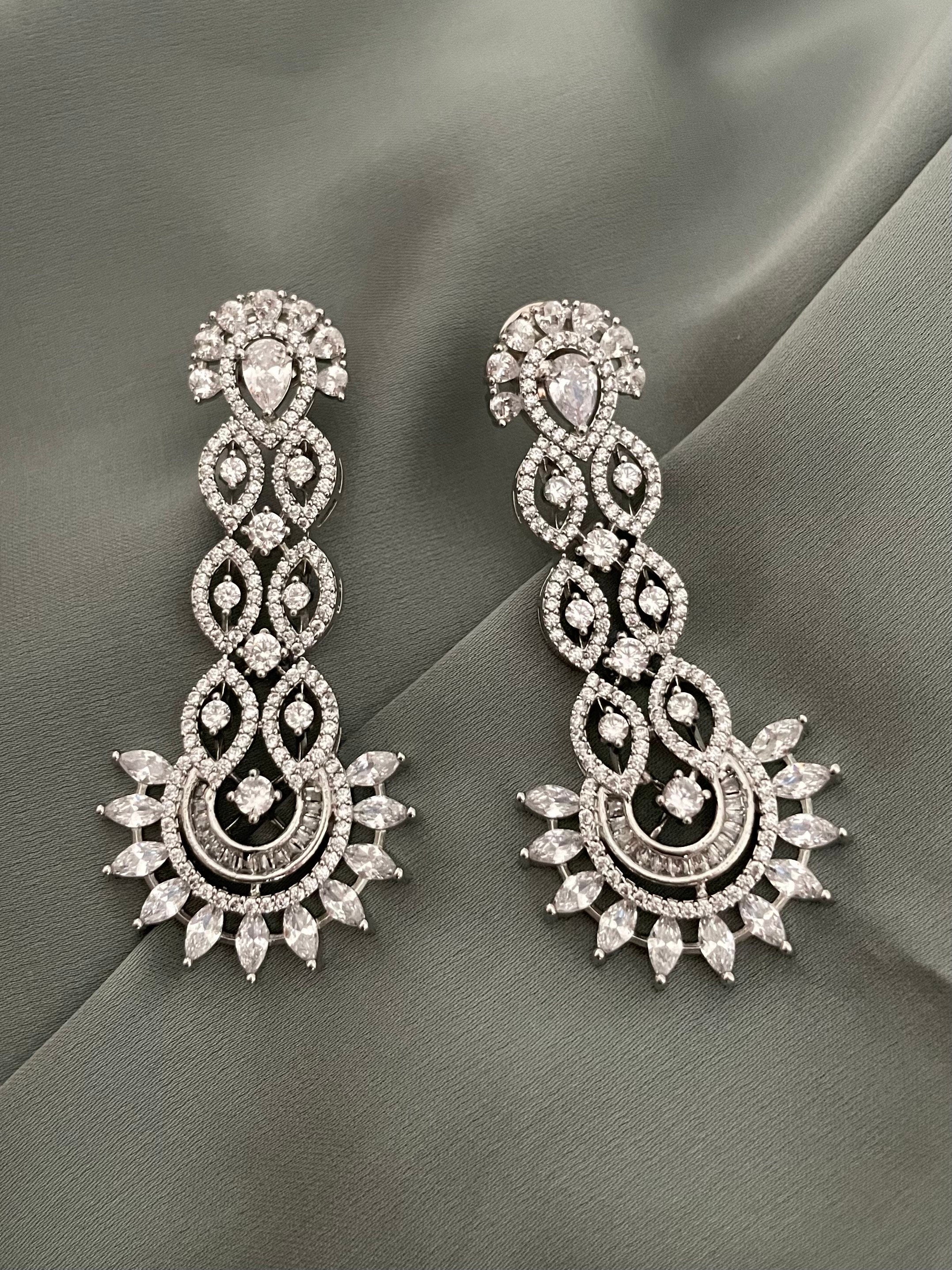 Faux Diamond Earrings