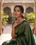 Green Meenakari Ring – Traditional Indian Statement Jewellery   Copy title